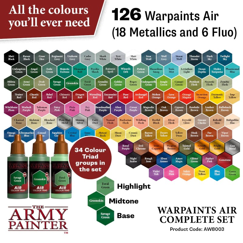 The Army Painter : Warpaints Air Complete Set