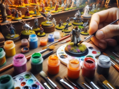 La peinture des figurines